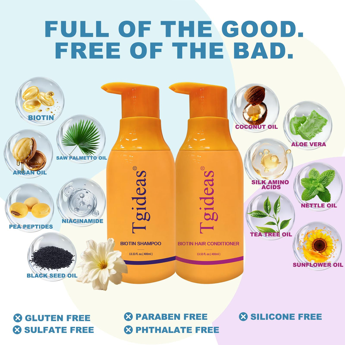 Tgideas shampoo lather texture demonstrating effective sulfate-free cleansing