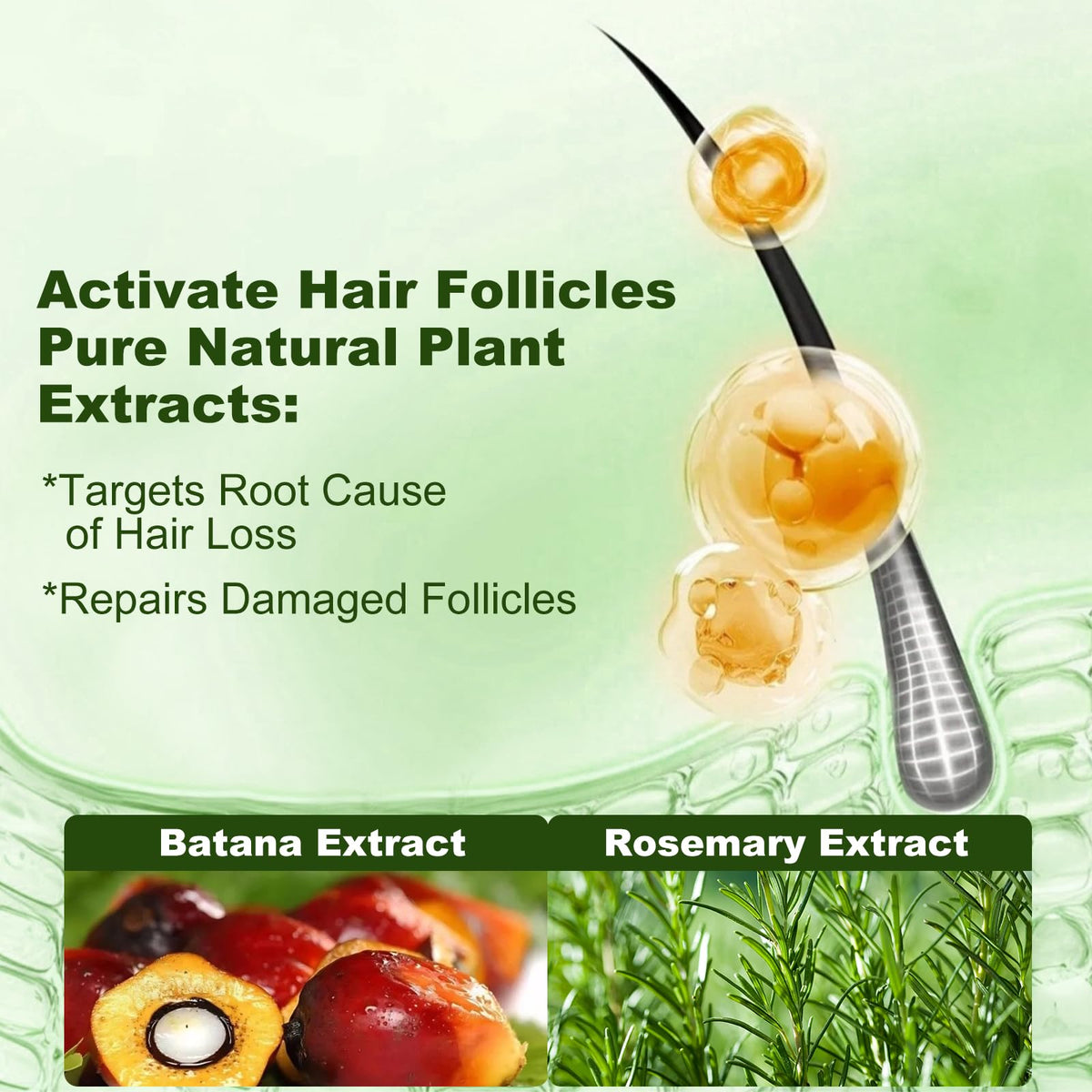 Tgideas dispensing shampoo texture on palm, demonstrates creamy lathering action
