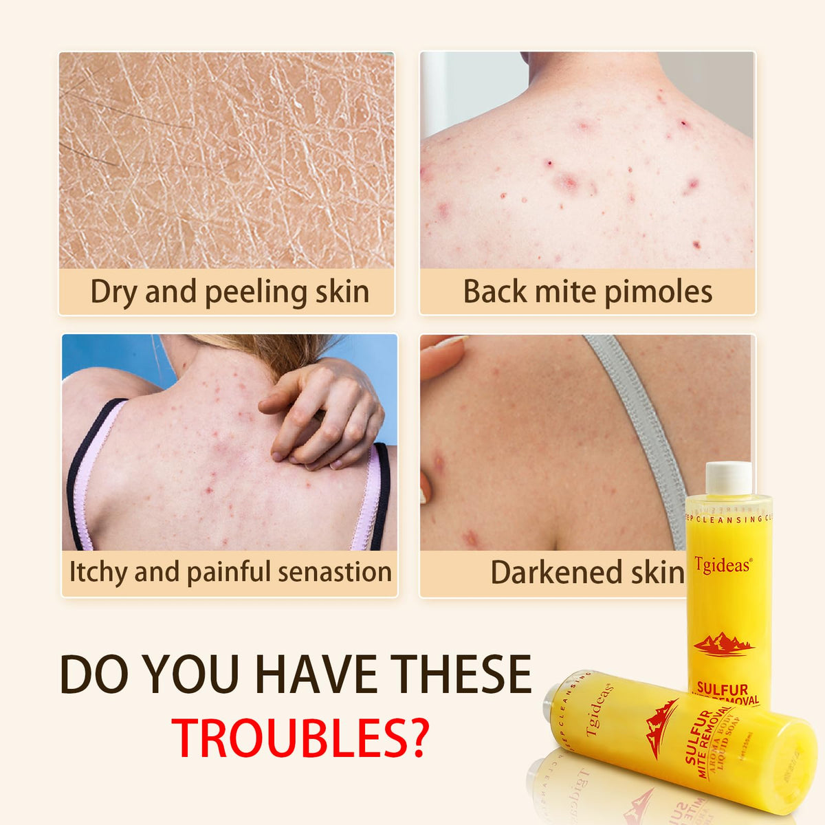 Tgideas close-up of sulfur ingredient highlighting natural cleansing benefit