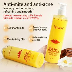 Tgideas creamy lather texture demonstrating mild foaming and gentle cleanse