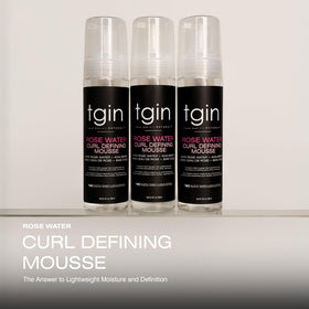 tgin close-up foam texture demonstrating airy mousse for even curl coverage