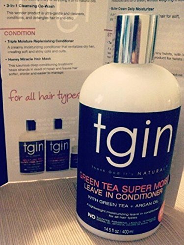 tgin close-up of ingredient list highlighting green tea and argan