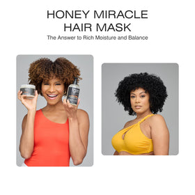 tgin applying mask to curly hair to reduce tangles and breakage
