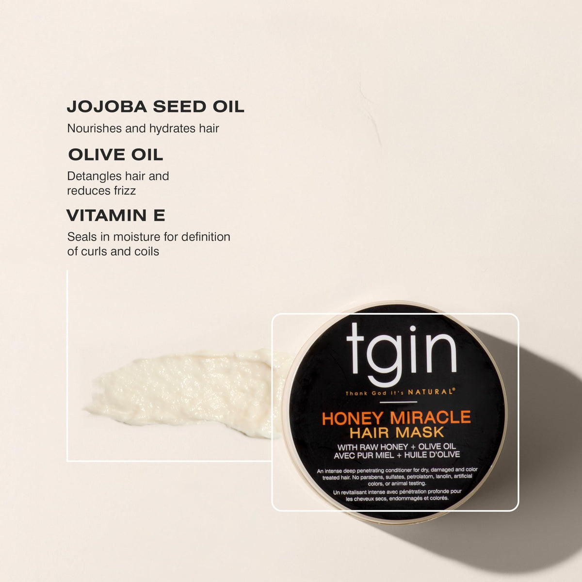 tgin lifestyle shot of defined, moisturized curls after treatment