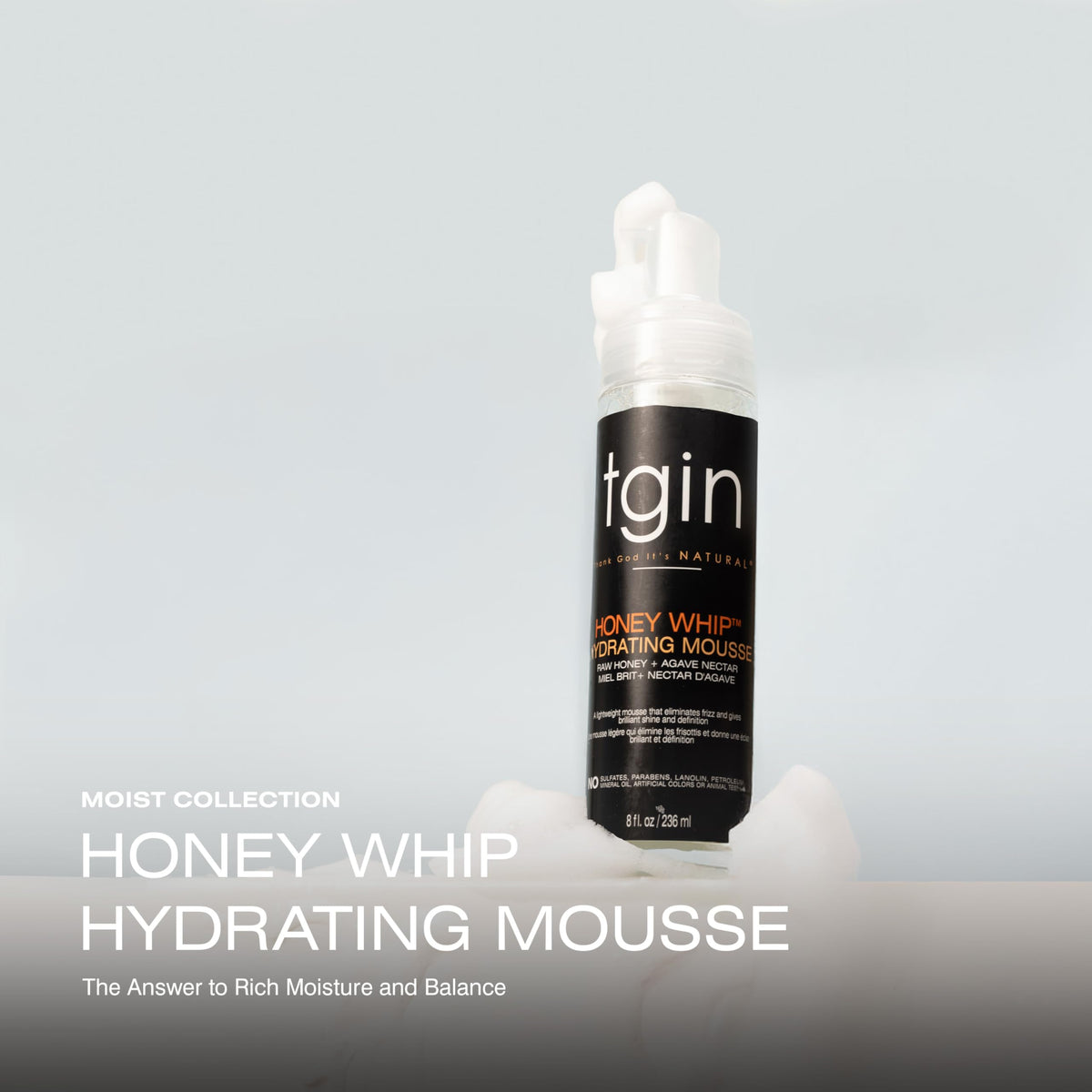tgin back label with ingredients list and directions