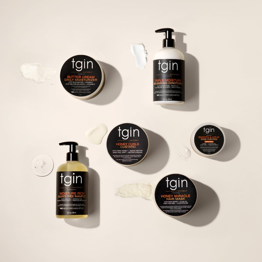 Thank God It's Natural product label close-up highlighting clean formulations