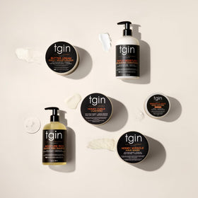 Thank God It's Natural product label close-up highlighting clean formulations