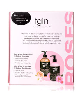 tgin lifestyle photo of defined curly hair showing improved curl definition benefit