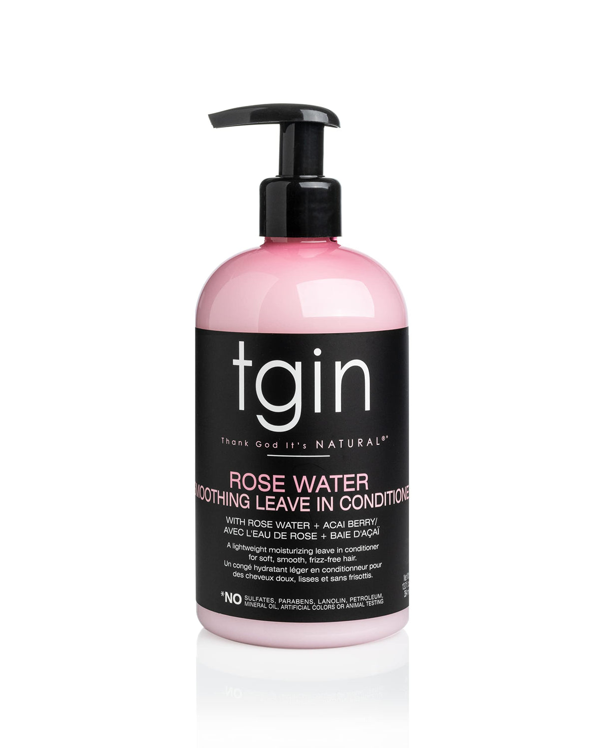 tgin front packaging showing bottle and label, highlights lightweight hydration