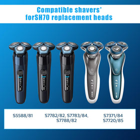 TGSBHIO SH70 next to a coin to display scale and compact replacement head size