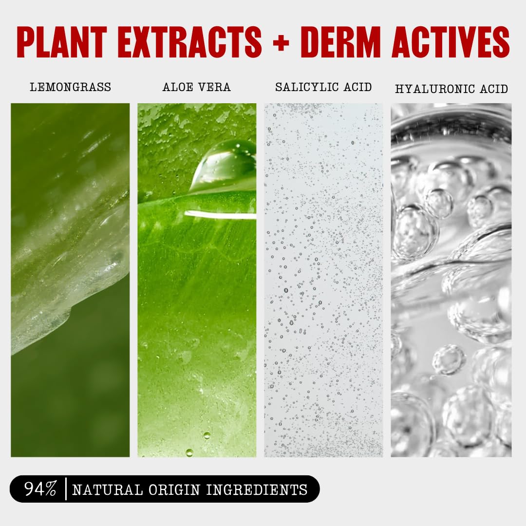 Thayers bottle label detail showing active 2% salicylic acid and ingredients