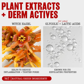 Thayers cotton pad application demonstrating quick even exfoliation for smoother skin