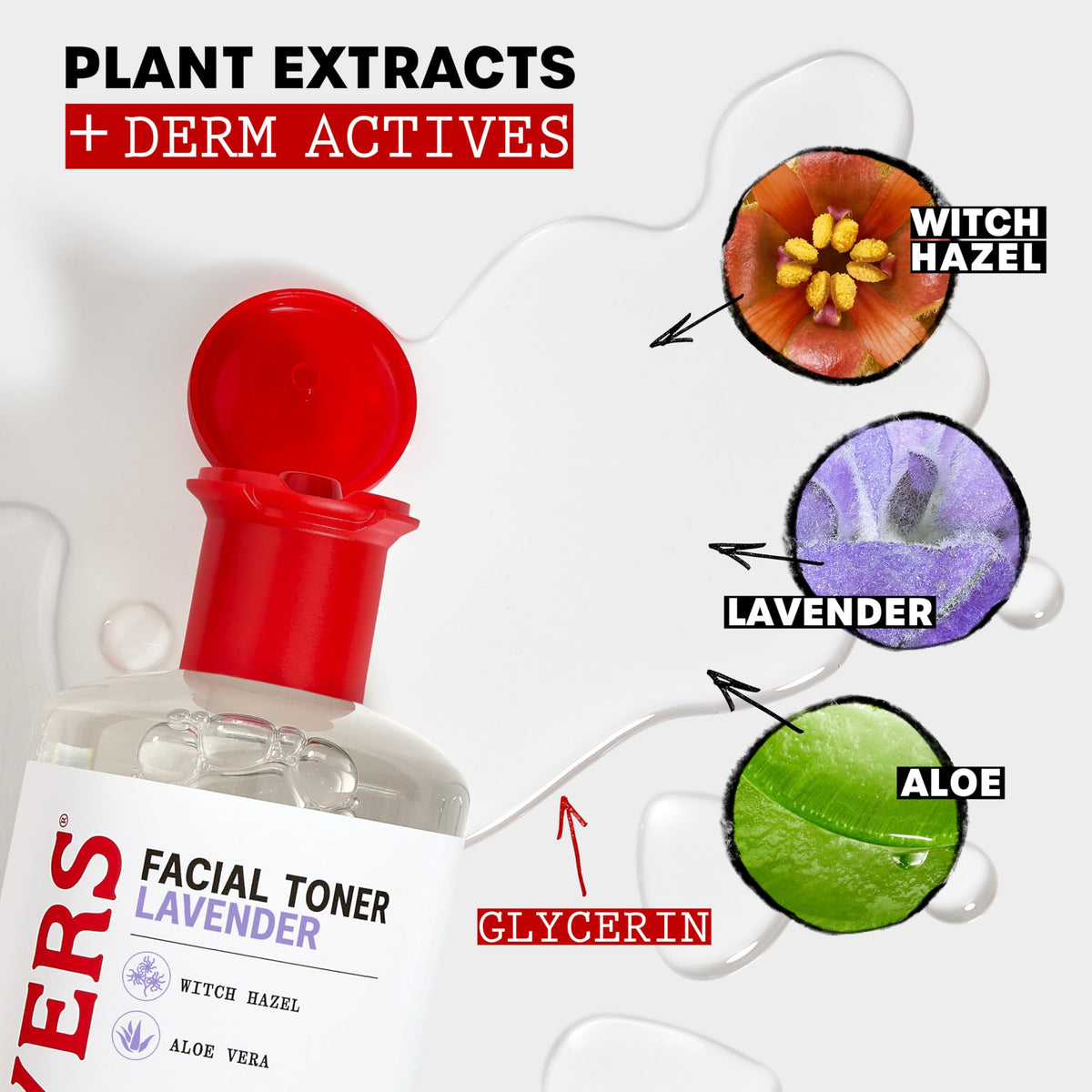 THAYERS bottle on bathroom shelf suggesting daily skincare routine