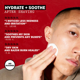 THAYERS soaked cotton pad showing gentle cleansing and prep benefit