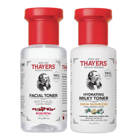 Thayers Hydrating Milky Toner bottle front showing lasting hydration