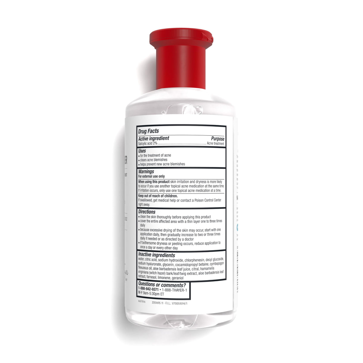 Thayers toner with witch hazel plants showing natural, alcohol-free extract