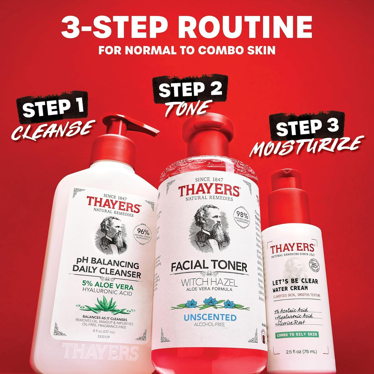 THAYERS toner placed among skincare items showing routine prep benefit