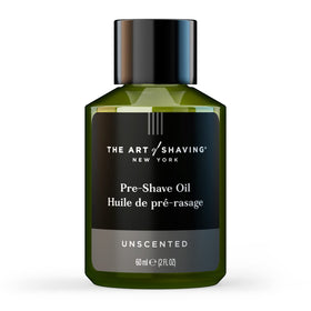 The Art of Shaving front bottle view showing product and packaging benefit