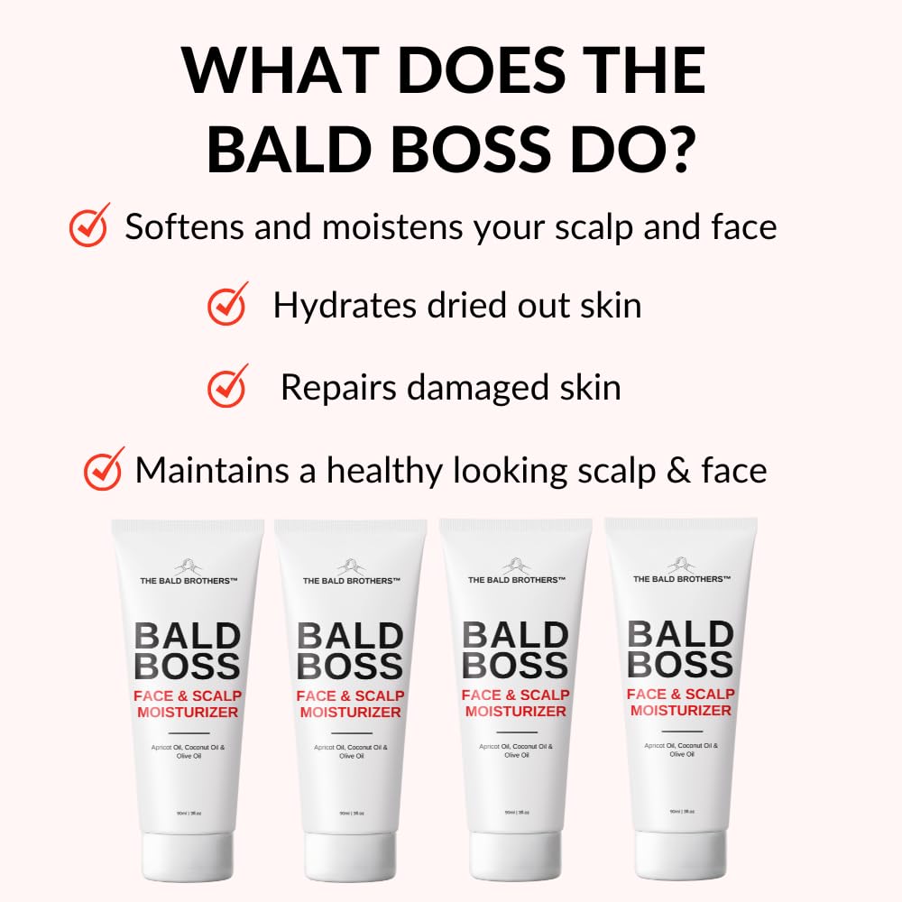 The Bald Brothers label highlighting ingredients and vegan claim for ingredient transparency benefit