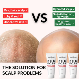 The Bald Brothers pump dispensing moisturizer for controlled, no-waste application benefit
