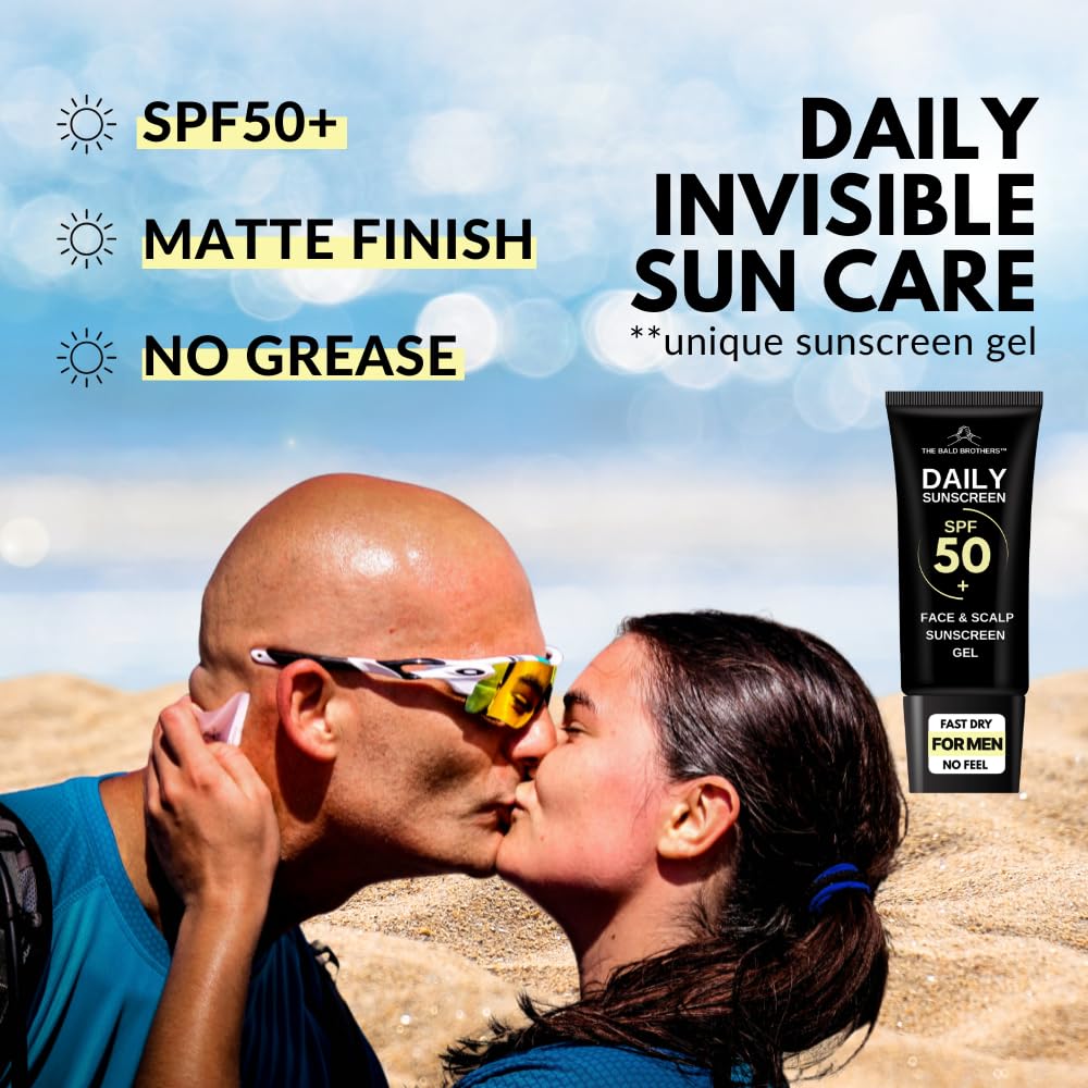 The Bald Brothers gel texture close-up showing lightweight, fast-drying consistency for quick absorption