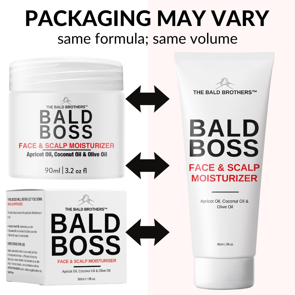 The Bald Brothers close-up of cream texture demonstrating fast absorption benefit
