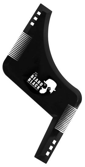 The BEARD BLACK front packaging showing the grooming kit and gift-ready box benefit
