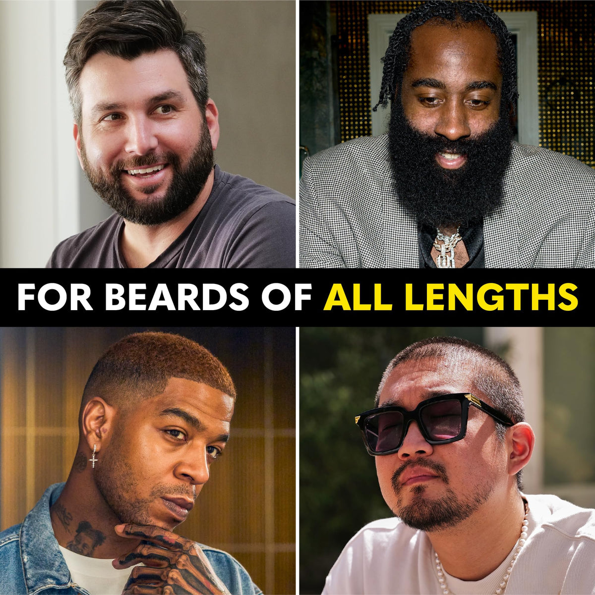The Beard Club being scooped into hand ready for application benefit: simple daily use