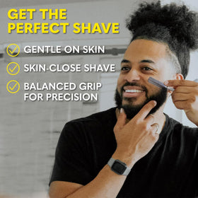 The Beard Club beard shampoo bottle cleaning without stripping natural oils