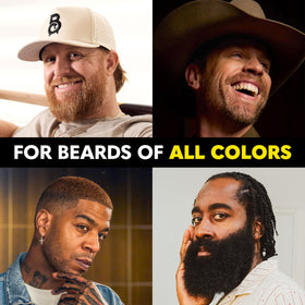 The Beard Club brush applicator closeup for precise application and easier grooming