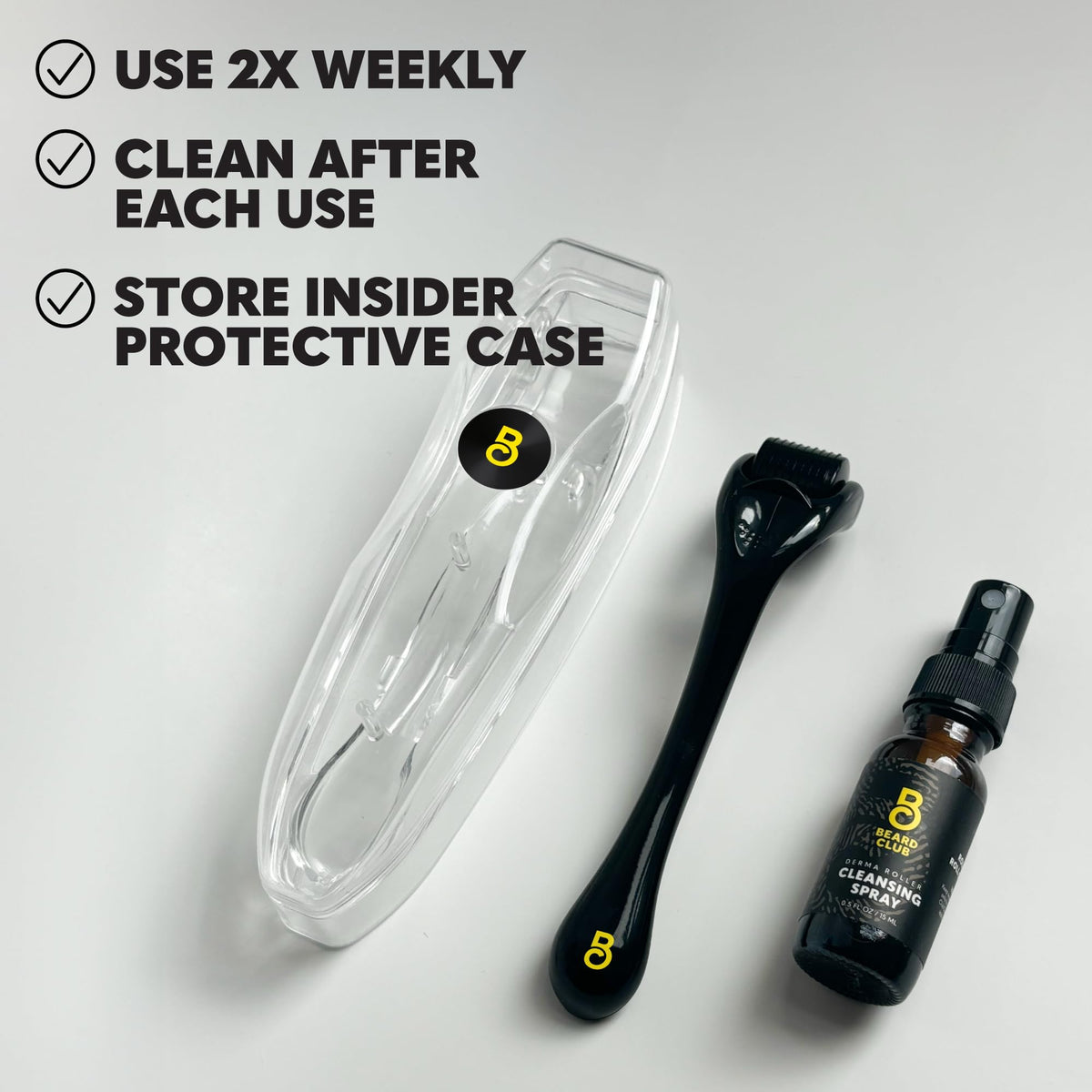The Beard Club product with lifestyle packaging for gift-ready grooming appeal