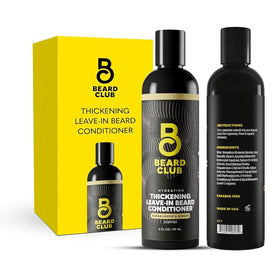 The Beard Club front tube view showing packaging and 4oz size benefit