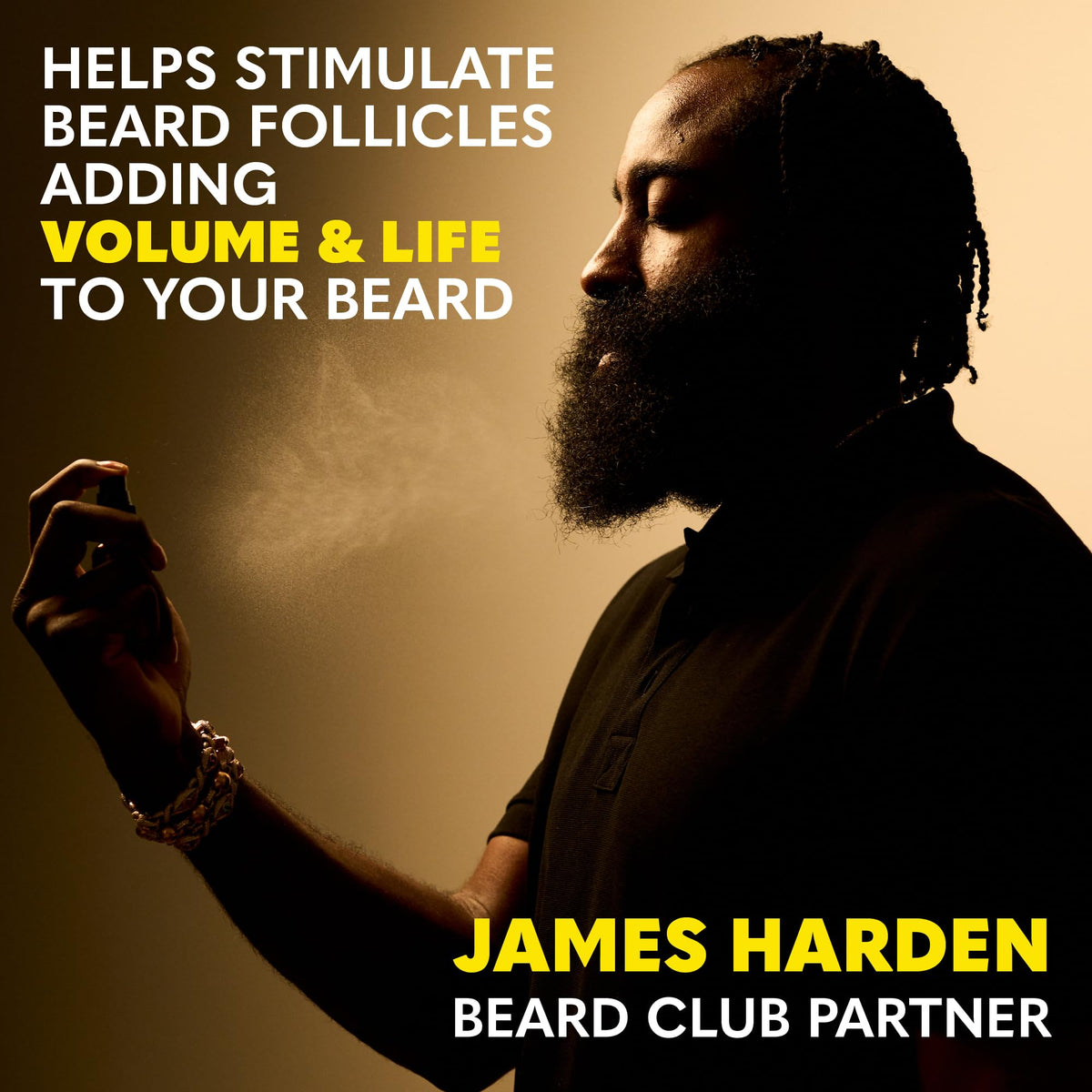 Glass jar of The Beard Club ingredient blend highlighting natural components for gentle care