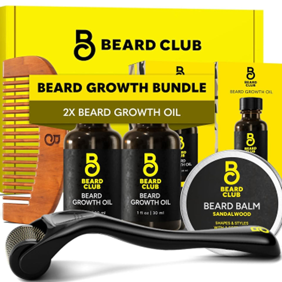 The Beard Club kit front packaging showing full set and gift-ready presentation