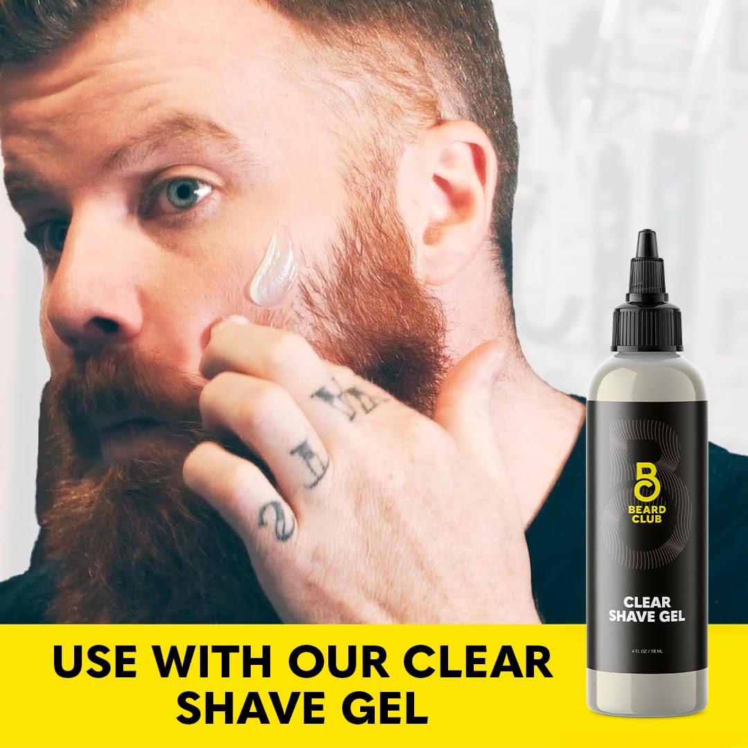 The Beard Club razor beside a coin to show compact size and travel-friendly design
