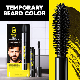 The Beard Club travel-sized bottle inside a grooming kit for convenient on-the-go touch-ups