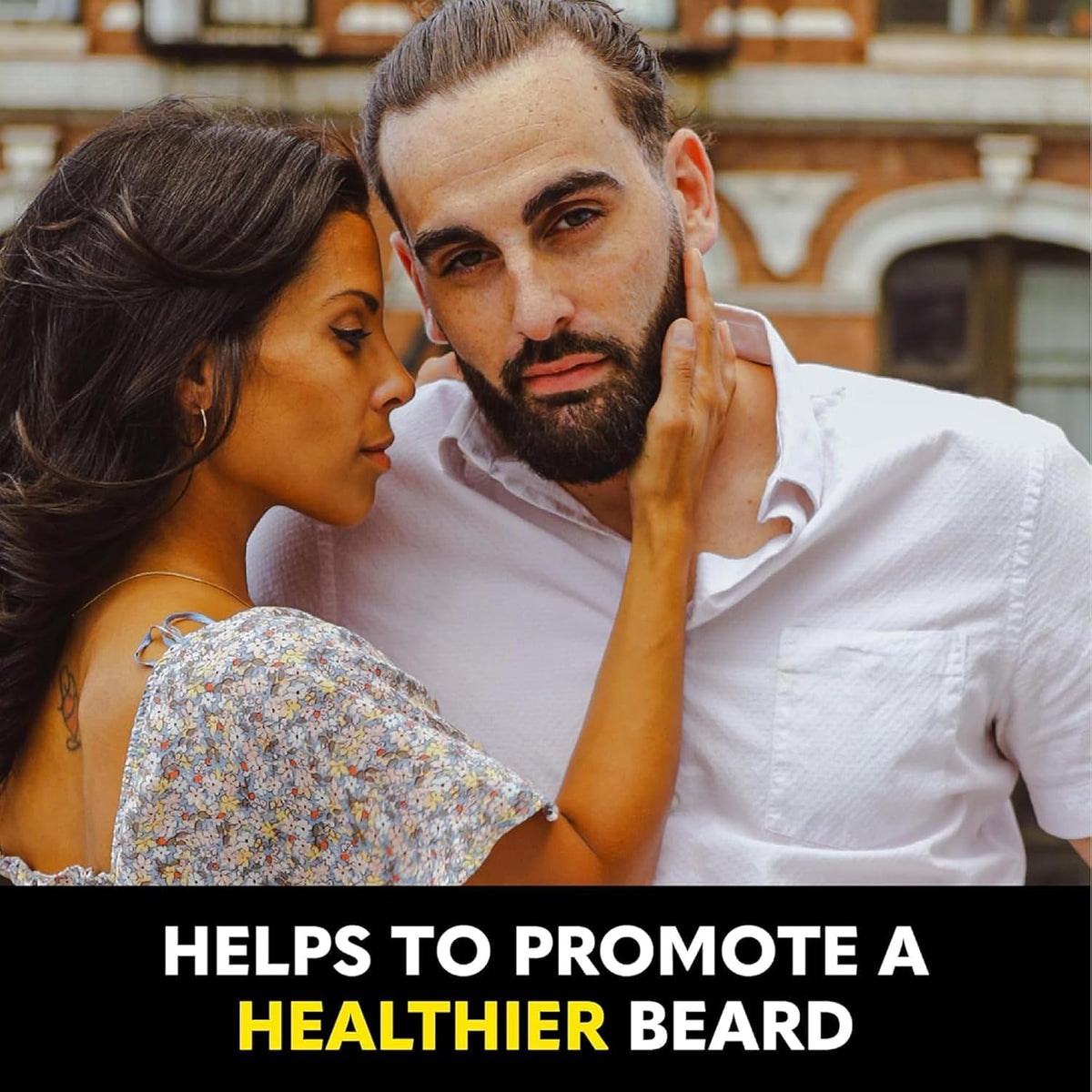 The Beard Club set in a travel toiletry bag for convenient grooming on trips