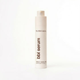 THE BIKINI LINE CO. bottle front packaging showing clean design and benefit