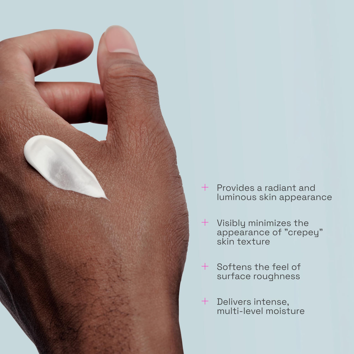 The Chemistry Brand creamy texture swirl demonstrating smooth spreadability and absorption