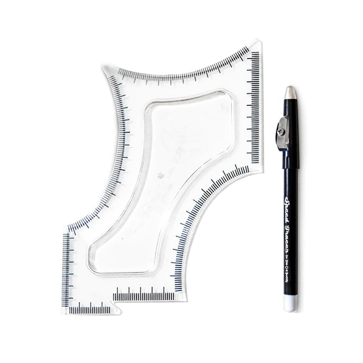 The Cut Buddy front view showing clear template and shape options for precise trimming