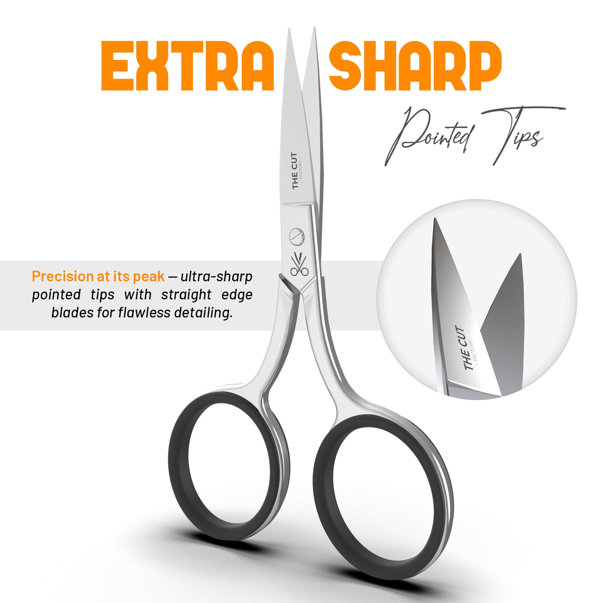 THE CUT - FACTORY - trimming beard edge demonstrating accuracy and even hair removal