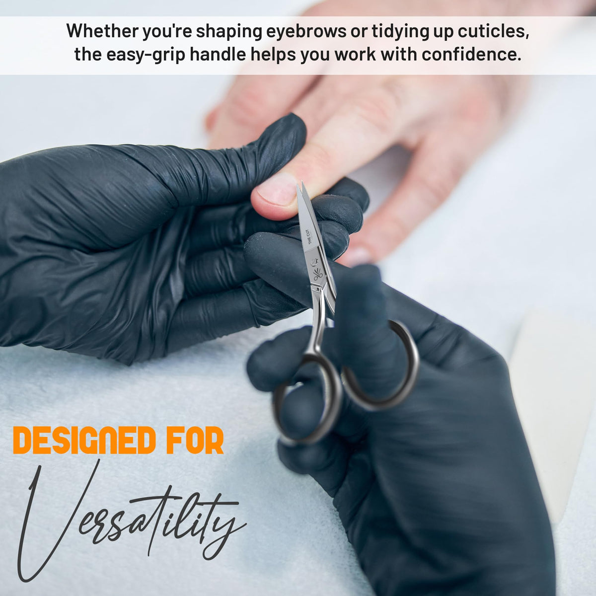 THE CUT - FACTORY - fine-tip close-up illustrating precise cutting for delicate hairs