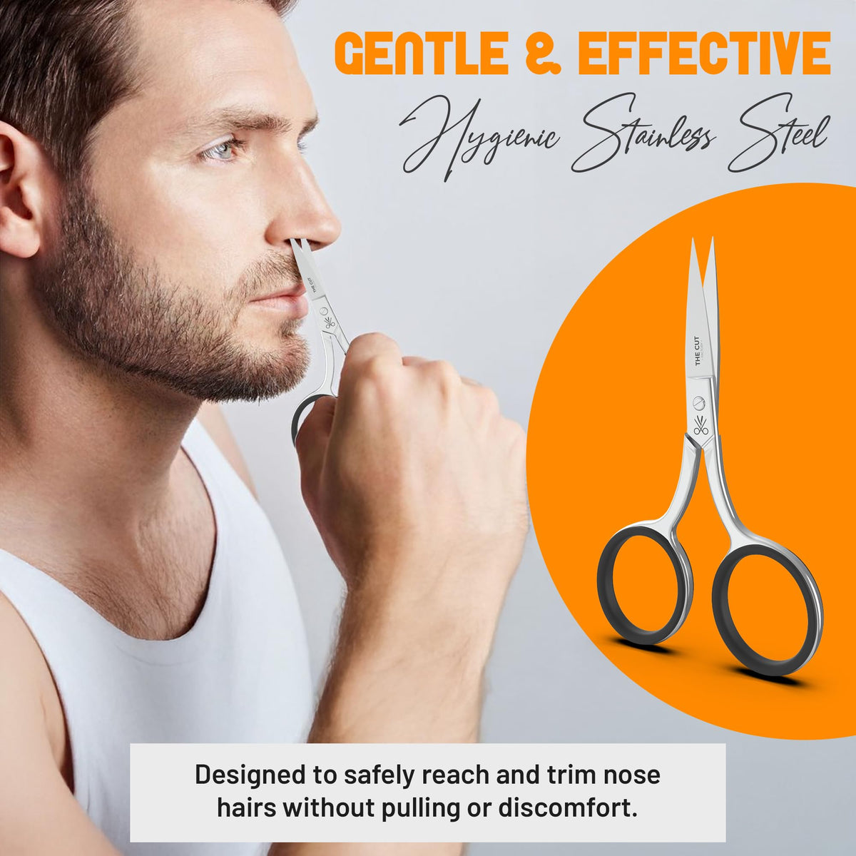 THE CUT - FACTORY - PU leather pouch protecting scissor for safe travel and storage
