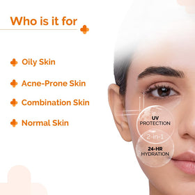 The Derma Co in outdoor setting protecting skin during sunny activities