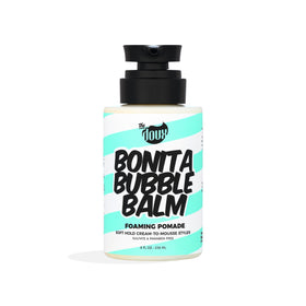 The Doux front packaging of Bonita Bubble Balm showing product name and size for clarity