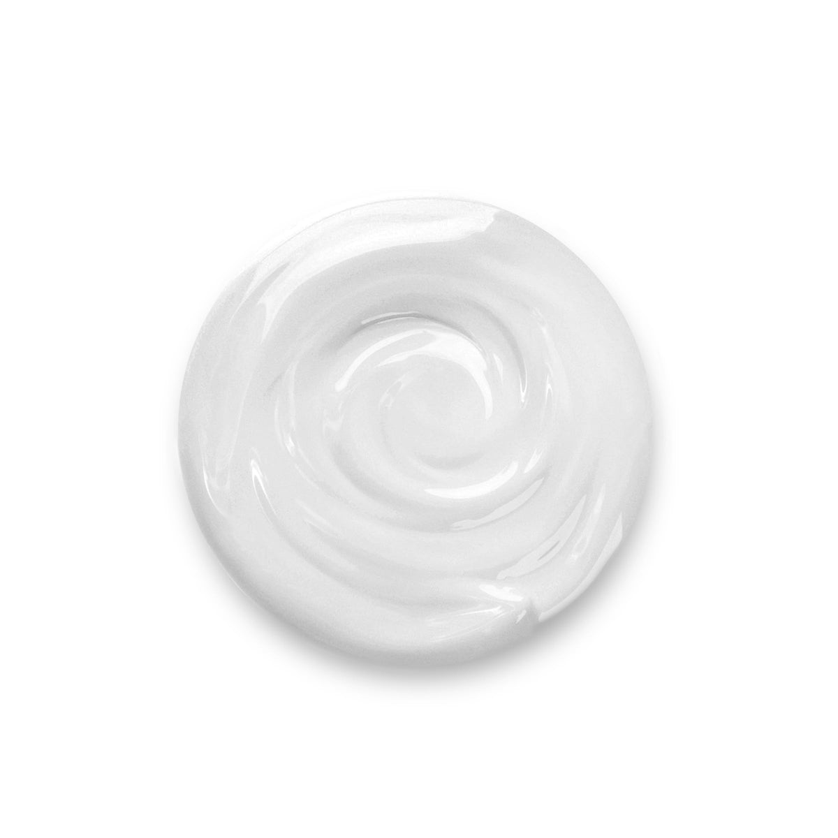 The Doux 8 oz jar next to a hand to show scale and convenient salon-size portability