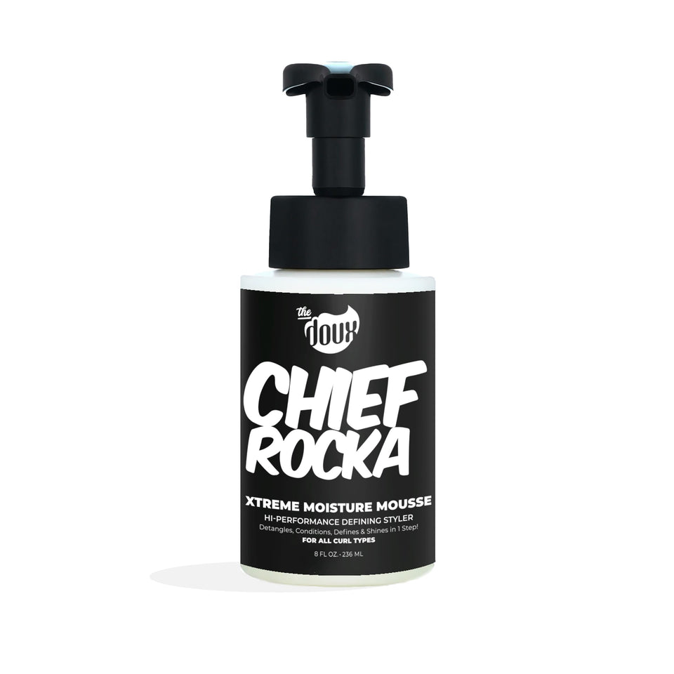 The Doux Chief Rocka front packaging showing label and 8oz size for easy identification