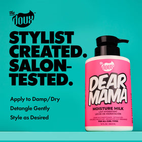 The Doux DEAR MAMA texture close-up displaying lightweight creamy milk