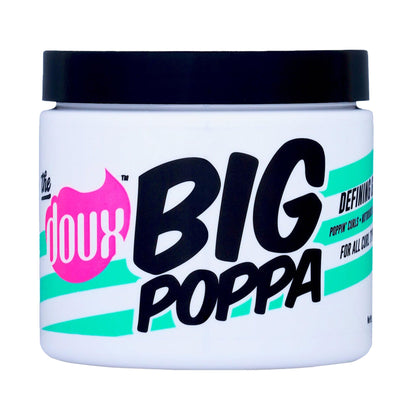 The Doux front jar showing clean packaging and product benefit