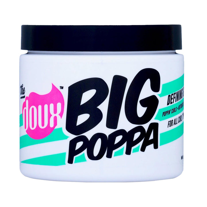 The Doux front jar showing clean packaging and product benefit